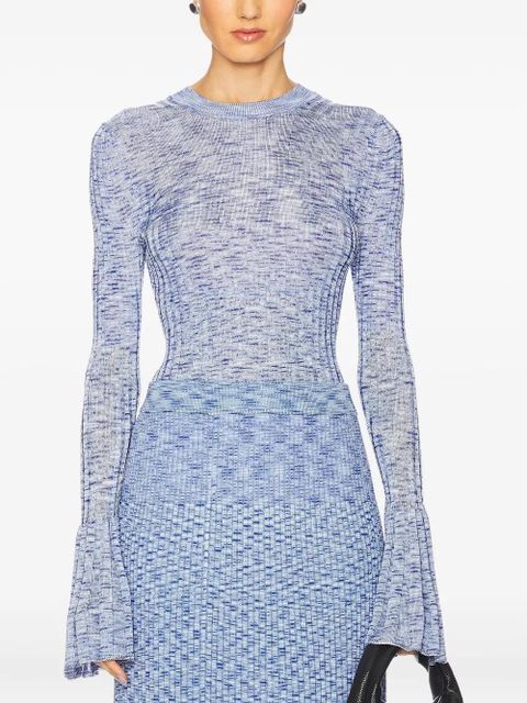 ZIMMERMANN Mouline long-sleeves top - Blue - zdjęcie produktu nr 1