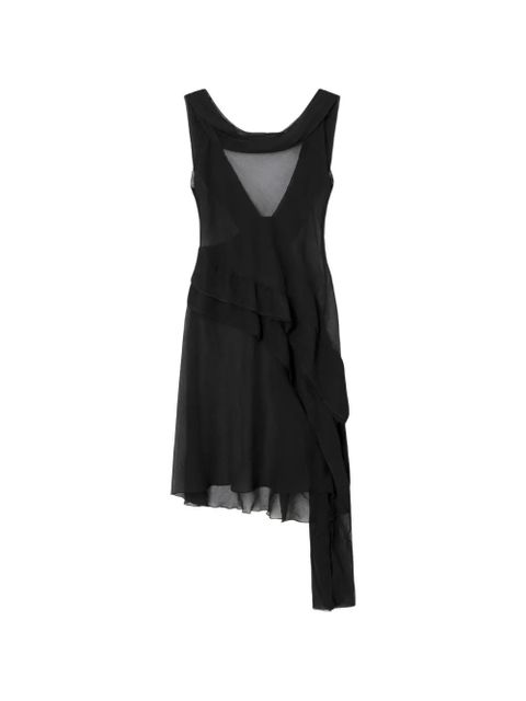 Gimaguas Boa asymmetric mini dress - Black - zdjęcie produktu nr 1