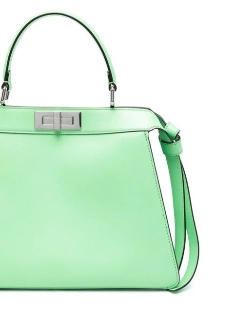 FENDI medium Peekaboo ISeeU tote bag - Green
