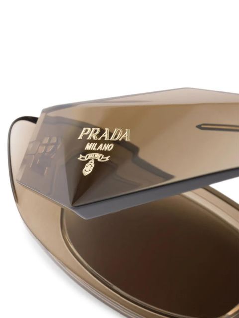 Prada Eyewear Symbole sunglasses - Brown