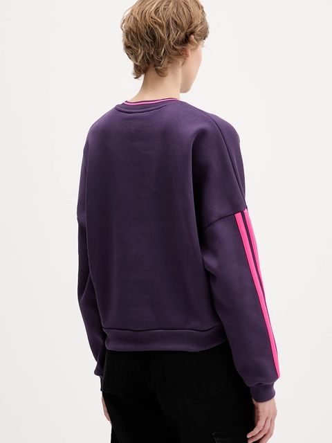 adidas bluza Tiro damska kolor fioletowy z nadrukiem JX5119 - zdjęcie produktu nr 2