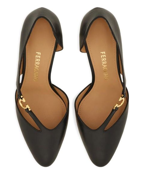 Ferragamo 70mm Gancini pumps - Black