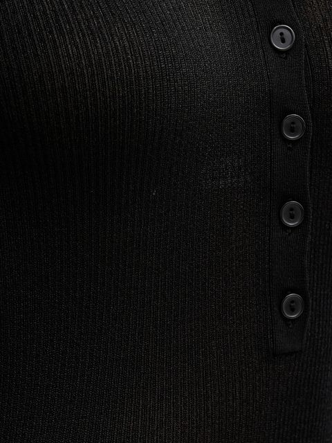 Sisley sweter damski kolor czarny lekki 19EQM2024