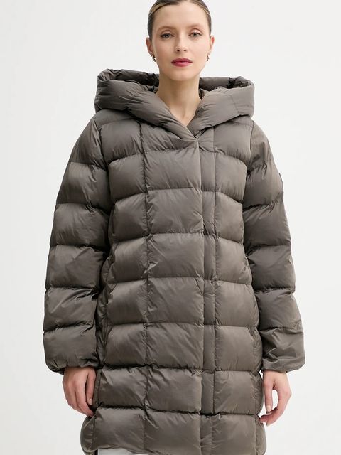 Calvin Klein kurtka kolor brązowy zimowa oversize LV044D541G - zdjęcie produktu nr 1
