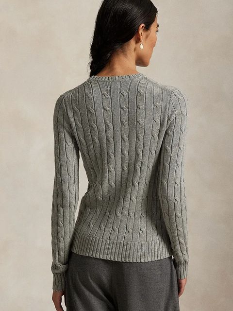 Polo Ralph Lauren sweter damski kolor szary lekki 211971795