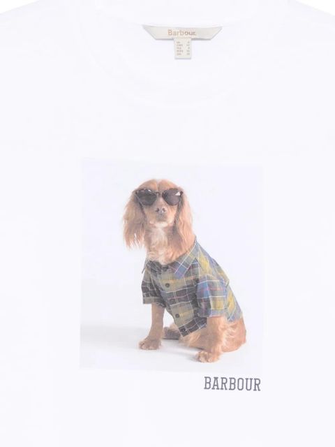 Barbour short-sleeve graphic T-shirt - White
