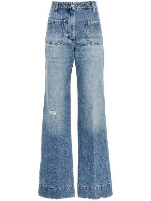 Victoria Beckham Alina wide-leg jeans - Blue - zdjęcie produktu nr 1