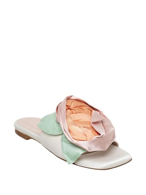 Simone Rocha pressed rosette sandals - White - zdjęcie produktu nr 2