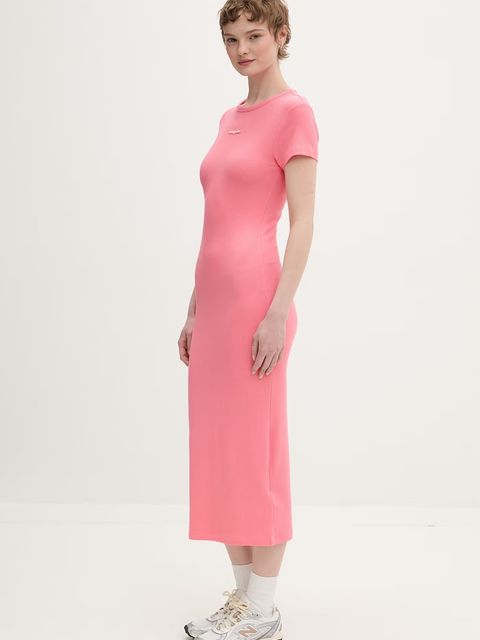 Tommy Jeans sukienka z wiskozą - zdjęcie produktu nr 1