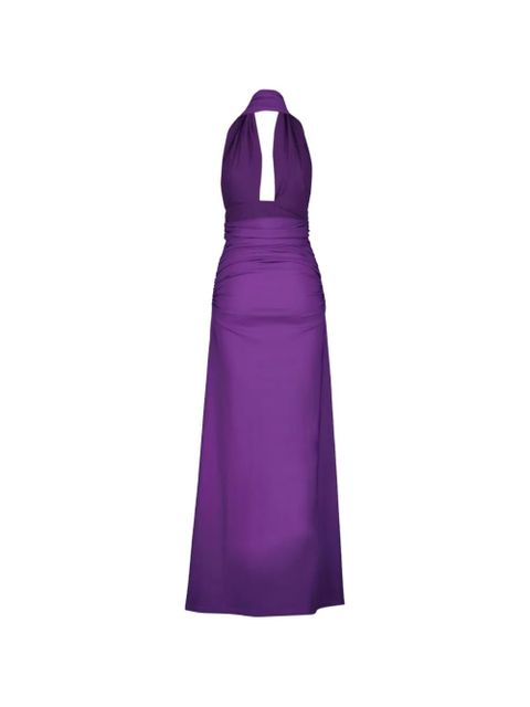 Christopher Esber V-neck ruched beach dress - Purple - zdjęcie produktu nr 2