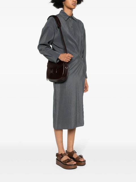 LEMAIRE Cartridge leather crossbody bag - Brown - zdjęcie produktu nr 2