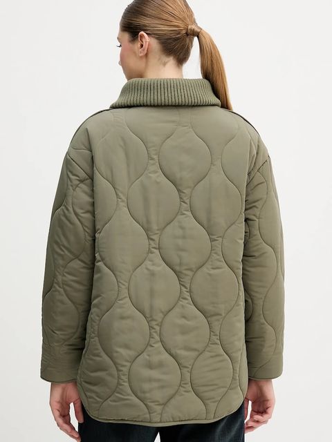 United Colors of Benetton kurtka kolor zielony zimowa 2R1VDN08J - zdjęcie produktu nr 2