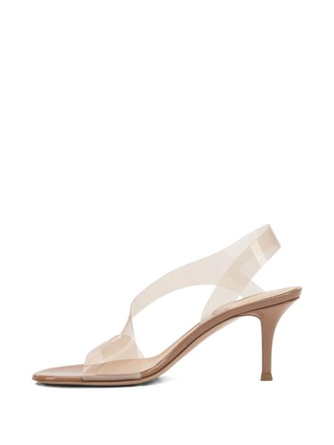 Gianvito Rossi transparent-strap sandals - White