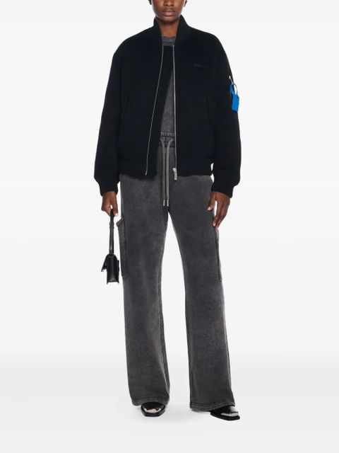 Off-White Quote bomber jacket - Black