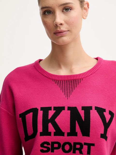 Dkny sweter damski kolor różowy DP5R0749