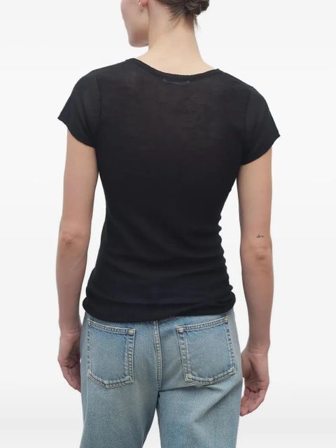 The Row Keyla short-sleeve T-shirt - Black