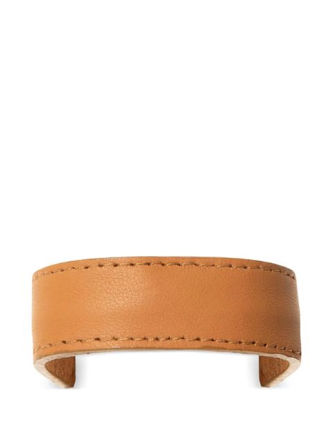 Jennifer Behr mini leather hair accessory - Brown - zdjęcie produktu nr 1