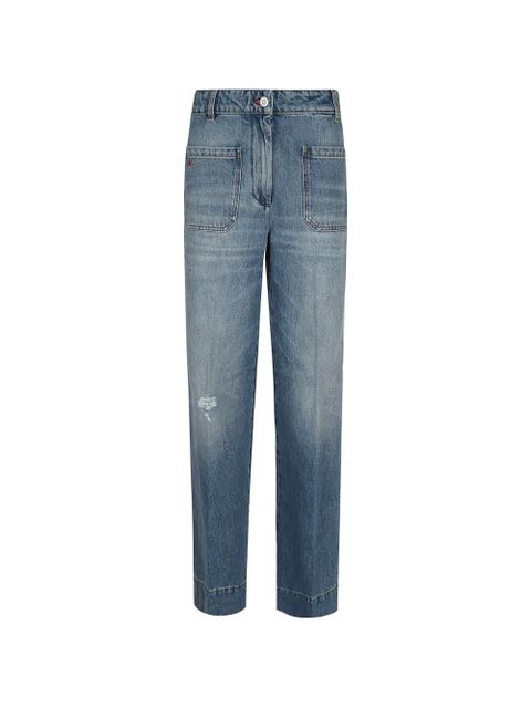 Victoria Beckham ripped jeans - Blue - zdjęcie produktu nr 1