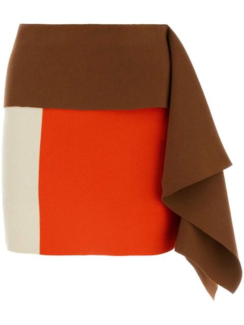 FENDI wool mini skirt - Brown - zdjęcie produktu nr 1