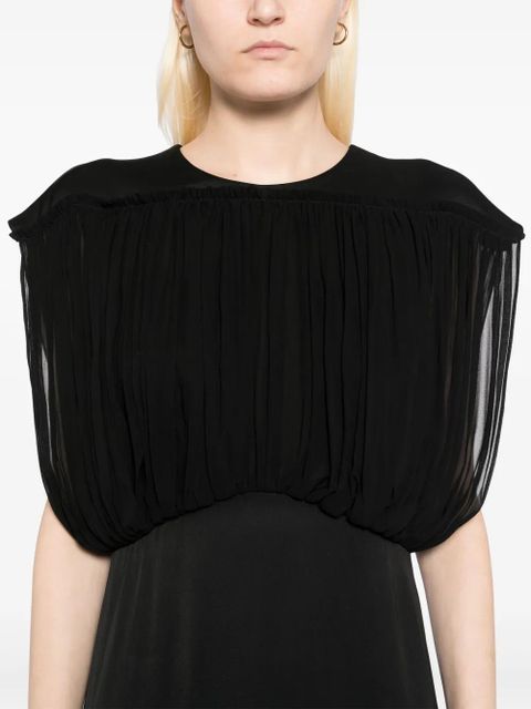 ZIMMERMANN crush bias midi dress - Black