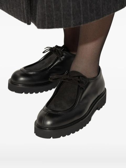 Max Mara Track derby shoes - Black