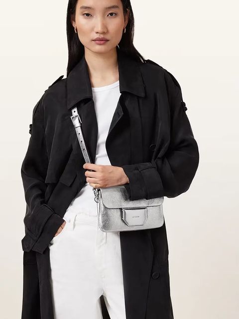 AllSaints torebka skórzana JUPITER - zdjęcie produktu nr 2