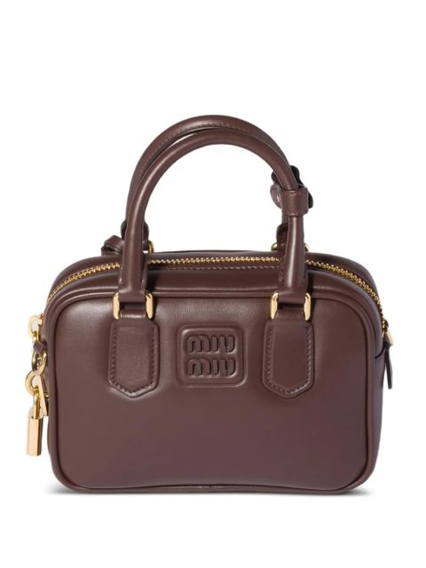 Miu Miu Arcadie tote bag - Brown - zdjęcie produktu nr 1