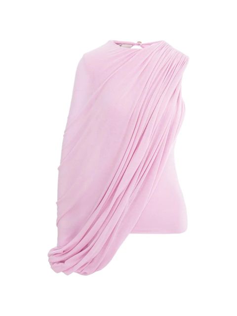 MANURÍ Lillies draped blouse - Pink - zdjęcie produktu nr 1