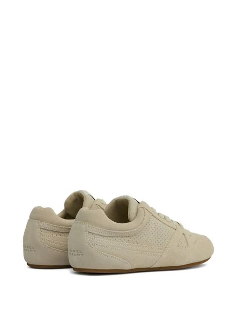 ISABEL MARANT perforated low sneakers - Neutrals