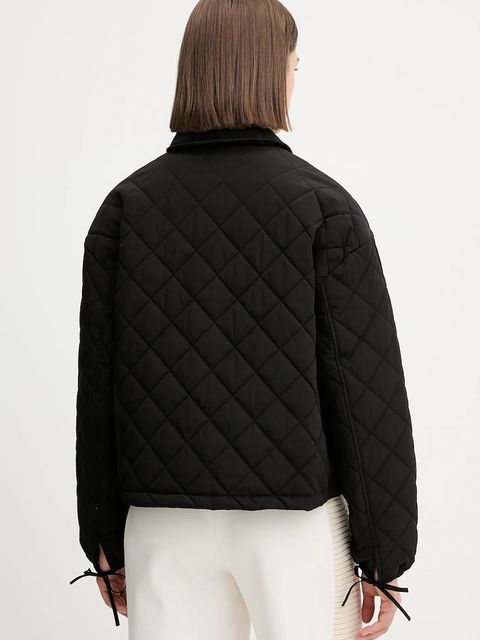 Guess kurtka BIANCA kolor czarny przejściowa V5YL13 WHE92