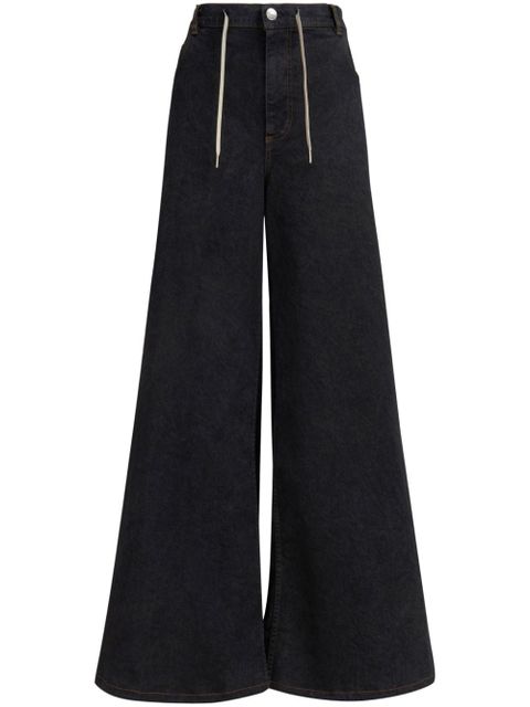 Marni high-rise wide-leg jeans - Black - zdjęcie produktu nr 1