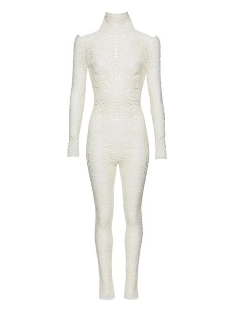Magda Butrym Koniakow lace jumpsuit - White - zdjęcie produktu nr 1