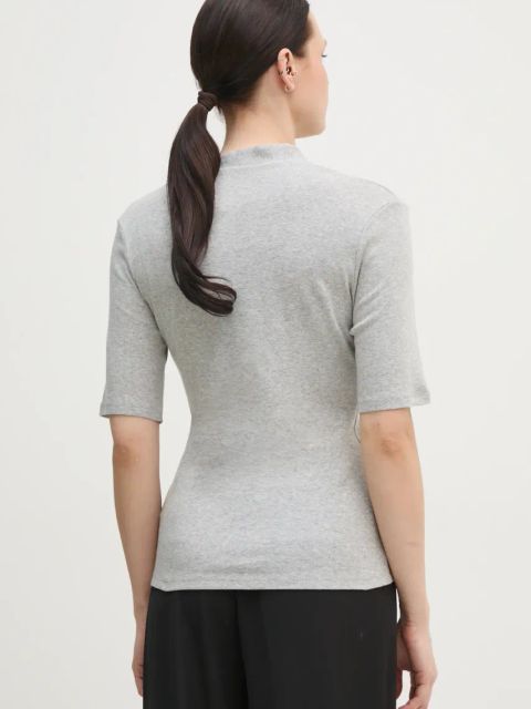 United Colors of Benetton t-shirt bawełniany damski kolor szary