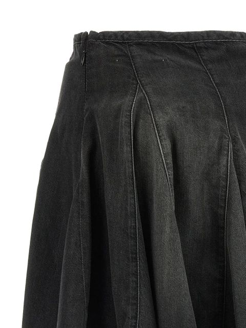 Diesel pleated mini skirt - Black