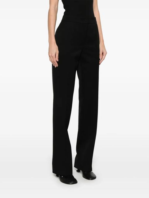 Jil Sander grain-de-poudre trousers - Black