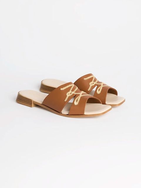 Karl Lagerfeld klapki skórzane PETALO - zdjęcie produktu nr 1