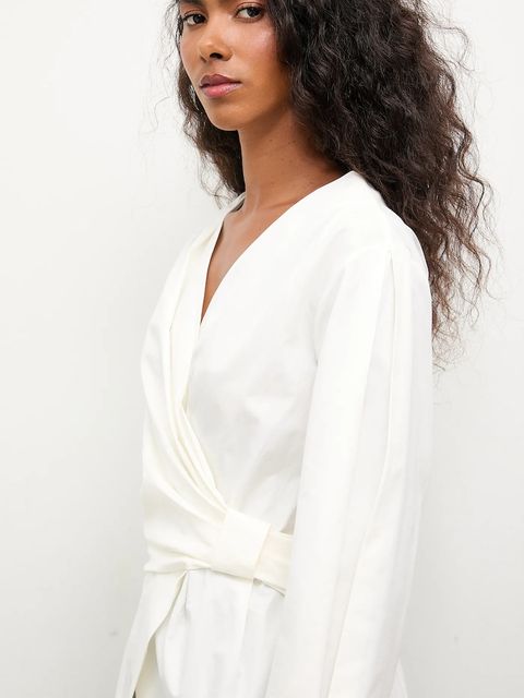 Answear.LAB koszula bawełniana damska kolor biały regular