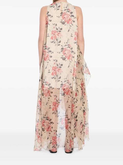 LOEWE silk maxi dress - Neutrals - zdjęcie produktu nr 2