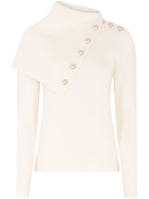 Rabanne Temporary wool jumper - White - zdjęcie produktu nr 1