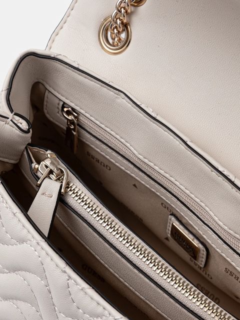 Guess torebka MELISANDRA kolor beżowy HWQG96 53210
