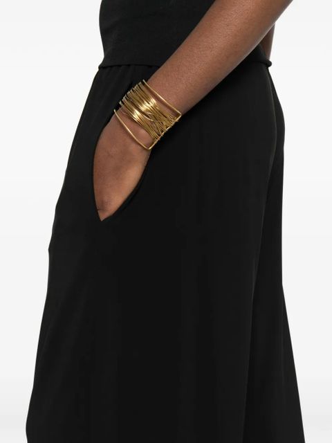 Nanushka barrel leg elasticated trousers - Black