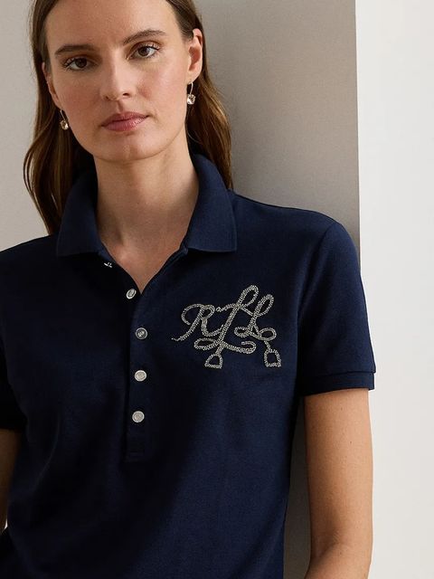 Lauren Ralph Lauren polo damski kolor granatowy 200980213