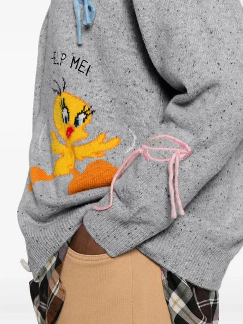 MC2 Saint Barth V-neck cardigan - Grey - zdjęcie produktu nr 2