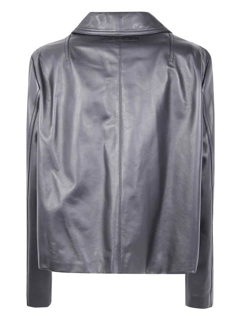 Marni calf-hair leather jacket - Brown
