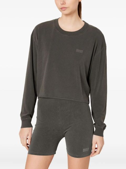 American Vintage Pymaz long-sleeved logo sweatshirt - Grey - zdjęcie produktu nr 2