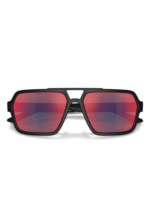 Prada Eyewear Linea Rossa sunglasses - Black - zdjęcie produktu nr 2
