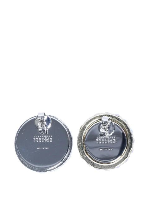 MM6 Maison Margiela embellishment earrings - Silver