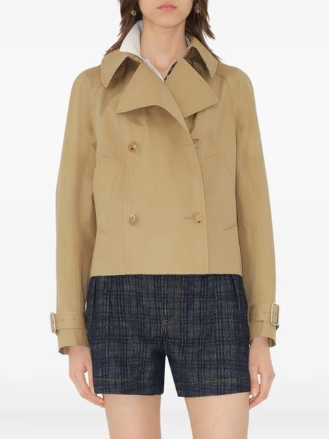 Burberry cropped cotton jacket - Brown - zdjęcie produktu nr 1