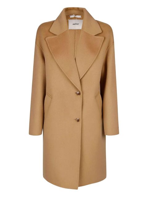 Lanvin single-breasted wool coat - Brown - zdjęcie produktu nr 1