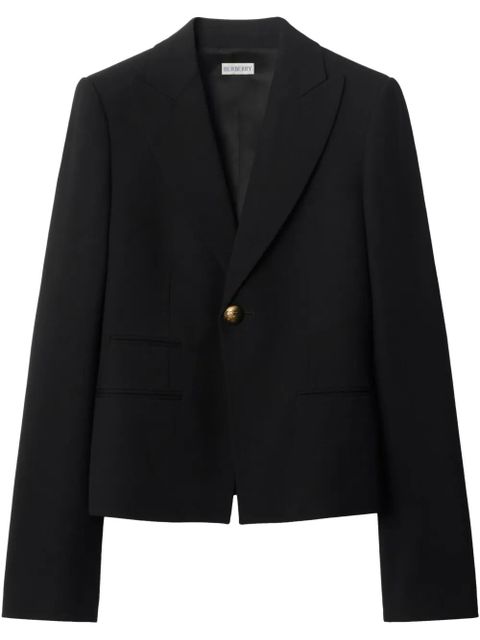 Burberry wool single-breasted blazer - Black - zdjęcie produktu nr 1